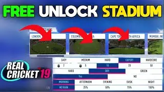 🔥 Real Cricket 19 Unlock Stadium in Free ! Full Details
