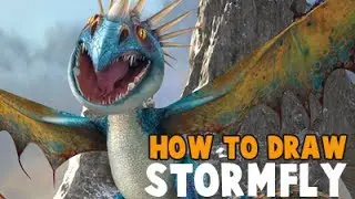 How to Draw Stormfly the Dragon From How to Train Your Dragon and How To Train Your Dragon 2