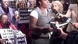 Grassroots Leaders Protest State Senate Coup D'Etat