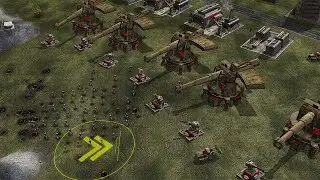 Босс США против трёх танков Китая - Command & Conquer Generals Contra X Beta