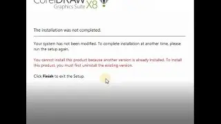 How to fix CorelDraw X7 & X8 Error 