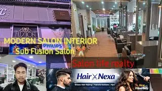 &ldquo;Real Salon Interior Tour ✂️ | Modern Hair Cutting & Styling Salon | Fusion Salon&rdquo; #HAIRNEXA 