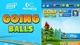 Going Balls VS Golf Battle #mobilegame #yourchoice 