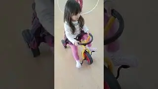 【みーちゃん】三輪車【がっくん】