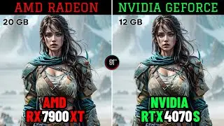 AMD vs NVIDIA: RX 7900 XT vs RTX 4070 Ti Super Face-Off