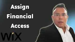Назначение финансового доступа для управления счетами в Wix 2025