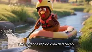 Mariquita fazendo Rafting - #infantil #music #musicainfantil #musica #disney #galinhamariquita