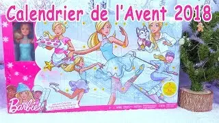 Barbie V&ecirc;tements et Accessoires Professions Calendrier de l&rsquo;Avent 2018