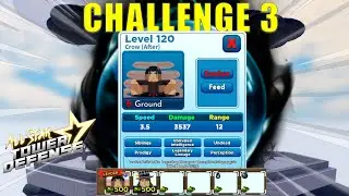Nerfed? 6 Star Itachi (Challenge 3) | 2 Units Solo Gameplay | Roblox All Star Tower Defense