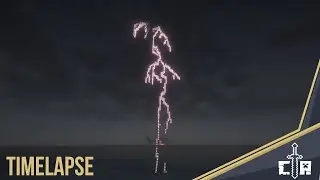 MINECRAFT Lightning Bolt Timelapse