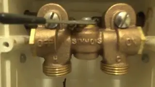 leaking symmons washer machine valve replaced