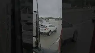 Houston Texas i10 west accident causes major traffic near exit 750 with wet weather conditions.