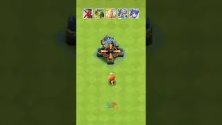 Scattershot vs All Temporary Troops! 💥 | Clash of Clans 🔥 #shorts #coc #clashofclans
