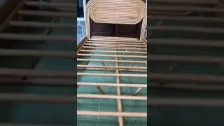 dipan rattan alami,natural rattan bed #shorts
