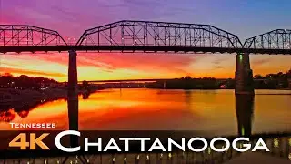 CHATTANOOGA 🇺🇸 Drone Aerial 4K Tennessee | USA United States of America