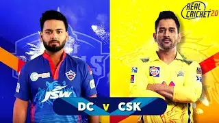 DC vs CSK IPL 2021 Match 50 | Vivo IPL 2021 | Real Cricket 20