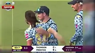 6 Wickets on 6 Balls | Hassan Ali Outstanding performance in Big Bash League 2025 | BBL 2025