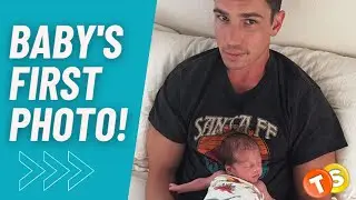 New dad Tanner Novlan reunites with baby son! First photo!