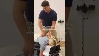 POV: Dr. Riley Adjusting #chiropractic #chiropracticcare #adjustment #chiroadjustment #painfree