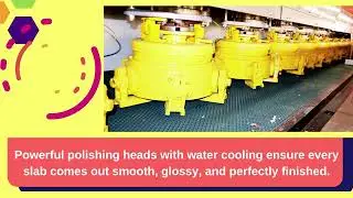 Automatic Line Polish Machine | Granite Polishing Machine | Huang Jien #manufacturing #granite #LPM