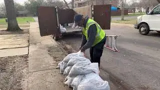 Yard debris removal in Arlington, Texas!!