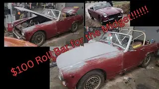 The $800 MG Midget gets a $100 Dollar Roll Bar!!!!!!!!!