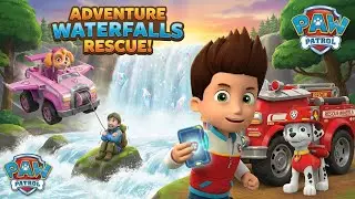 PAW Patrol: Rescue Wheels &ndash; The Waterfall Winch Wonder 🛞🌊 | Monster Truck Rescue & Waterfall Winch!