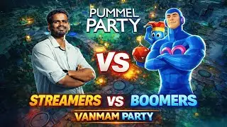 PUMMEL PARTY GAMEPLAY [ STREAMER's vs BOOMER's ]  #46