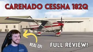 Real Flight Instructor vs Carenado Cessna 182Q | Full VFR Flight & Review – MSFS 2024