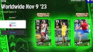 MITAMOS NO PACK GR&Aacute;TIS POTW! QUEM VCS TIRARAM ? GAMEPLAY EFOOTBALL 2024 !