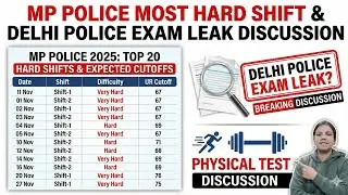 mp police top Hard Shift|| #mppolice #hard shift 🤔🥳 किस शिफ्ट को मिलेगा ज्यादा नॉर्मलाइज ||