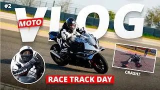 MY FIRST TRACK DAY EXPERIENCE 😱 | MOTO VLOG #2