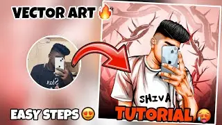 LEARN HOW TO MAKE VECTOR ART LIKE TEJASILLUSTRATOR || BY RUPESH ILLUSTRATOR..🔥