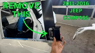 How to Remove Rear exterior Door Handle &ndash; Jeep Compass (2011&ndash;2016)