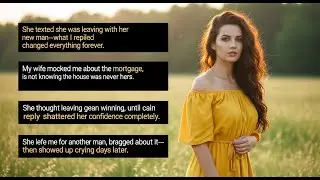 My Cheating Wife Texted, 'Moving Away WITH MY NEW MAN&mdash;Good Luck Paying The Mortgage!' | Drama Story