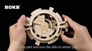 ROKR Mechanical Gear Series LK201 Perpetual Calendar