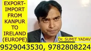 EXPORT-IMPORT FROM KANPUR TO IRELAND (EUROPE)