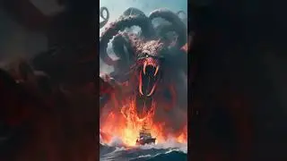 KRAKEN VS UNIDENTIFIED DEEP SEA MONSTER #kraken #krakenmonster#krakenmyth#greekmythology