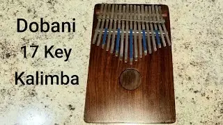 DOBANI (MID EAST) 17 KEY SHEESHAM ROSEWOOD KALIMBA - MBIRA - THUMB PIANO