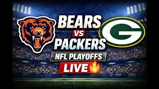 Chicago Bears vs Green Bay Packers LIVE | NFL Playoffs Play-by-Play & Reactions