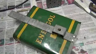 Fabrication d'un porte bidon pour Solex