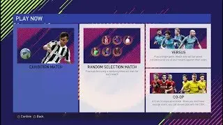 PES 2018 - New Graphics Menu