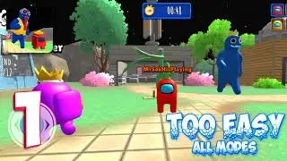 Rainbow Imposter Survivor 3D - Gameplay Walkthrough Part 1 - All Modes (iOS,Android)
