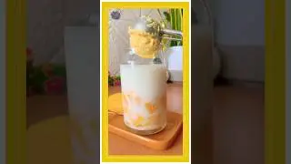 🥭🧡 Best Homemade Drink | Rich and Creamy | Trending Mango Milkshake Recipe At Home #shorts #asmr