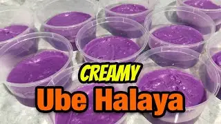 CREAMY UBE HALAYA RECIPE |PURPLE YAM |Food Business Ideas Small Business Owner Easy Dessert Cravings