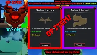 What To Do In Sea Beast Core And Ice Ore. Seabeast Armor and Helmet, First Sea | Haze Piece