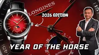 หน้าแดง แรงฤทธิ์ Longines Master Collection Moonphase Year of the Horse 2026