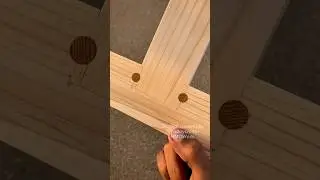 How to Make a Bridle Joint with Dowels #woodscraft #diy