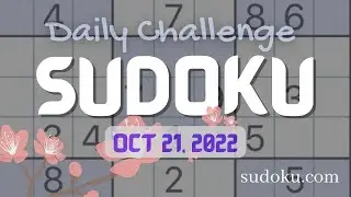 Sudoku.Com - Daily Challenge (Oct 21, 2022) | HARD