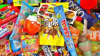 Sweet TOP KINDER Candies | Cute Rainbow Chocolates and Lollipops Unpacking | ASMR 